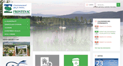 Desktop Screenshot of municipalitefrontenac.qc.ca